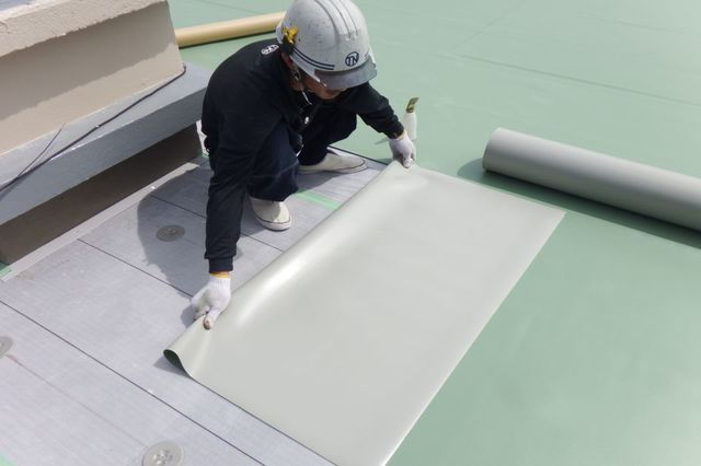 岡山市南区マンション屋上防水改修工事 1 あたり参考施工単価 7 000 施工事例 岡山の防水 塗装 雨漏り 内外装全般工事はテック中原で